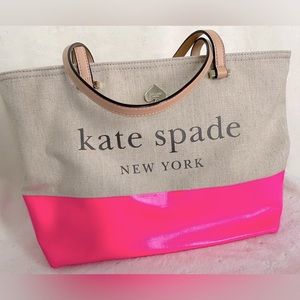 Pink Color Block Kate Spade Purse